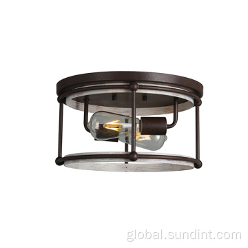 Led Flush Mount Light Rustic Style Living Room Flush Mount Lamps Supplier
